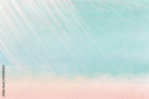 Ocean floor, waves, sunlight through the water background in pastel colors