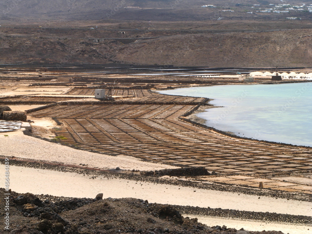 Obraz premium SALINAS DE JANUBIO, ISLA DE LANZAROTE