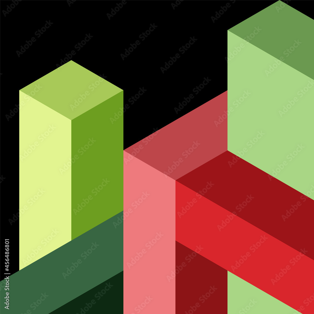 Abstract background. 3d cubes, cubic elements and blocks. Techno or business concept for wallpaper, banner, background, landing page Abstract background. 3d cubes, cubic elements and blocks. Techno or business concept for wallpaper, banner, background, landing page