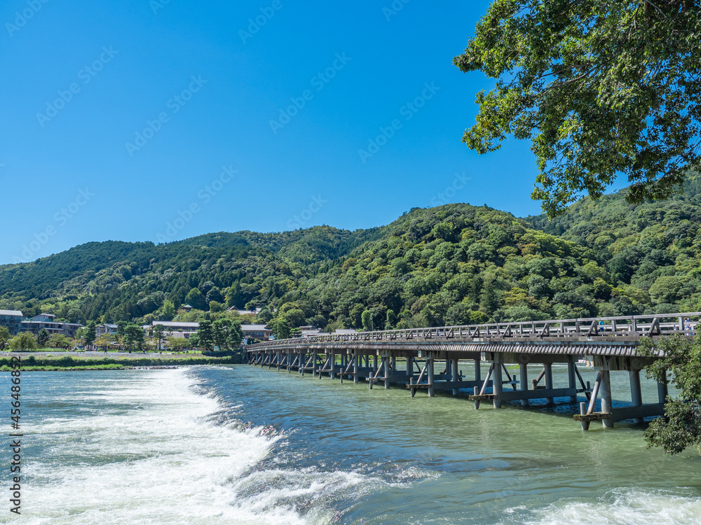 京都・嵐山の渡月橋