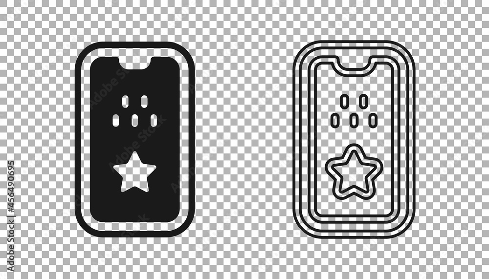 Black Taxi mobile app icon isolated on transparent background. Mobile application taxi. Vector Black Taxi mobile app icon isolated on transparent background. Mobile application taxi. Vector