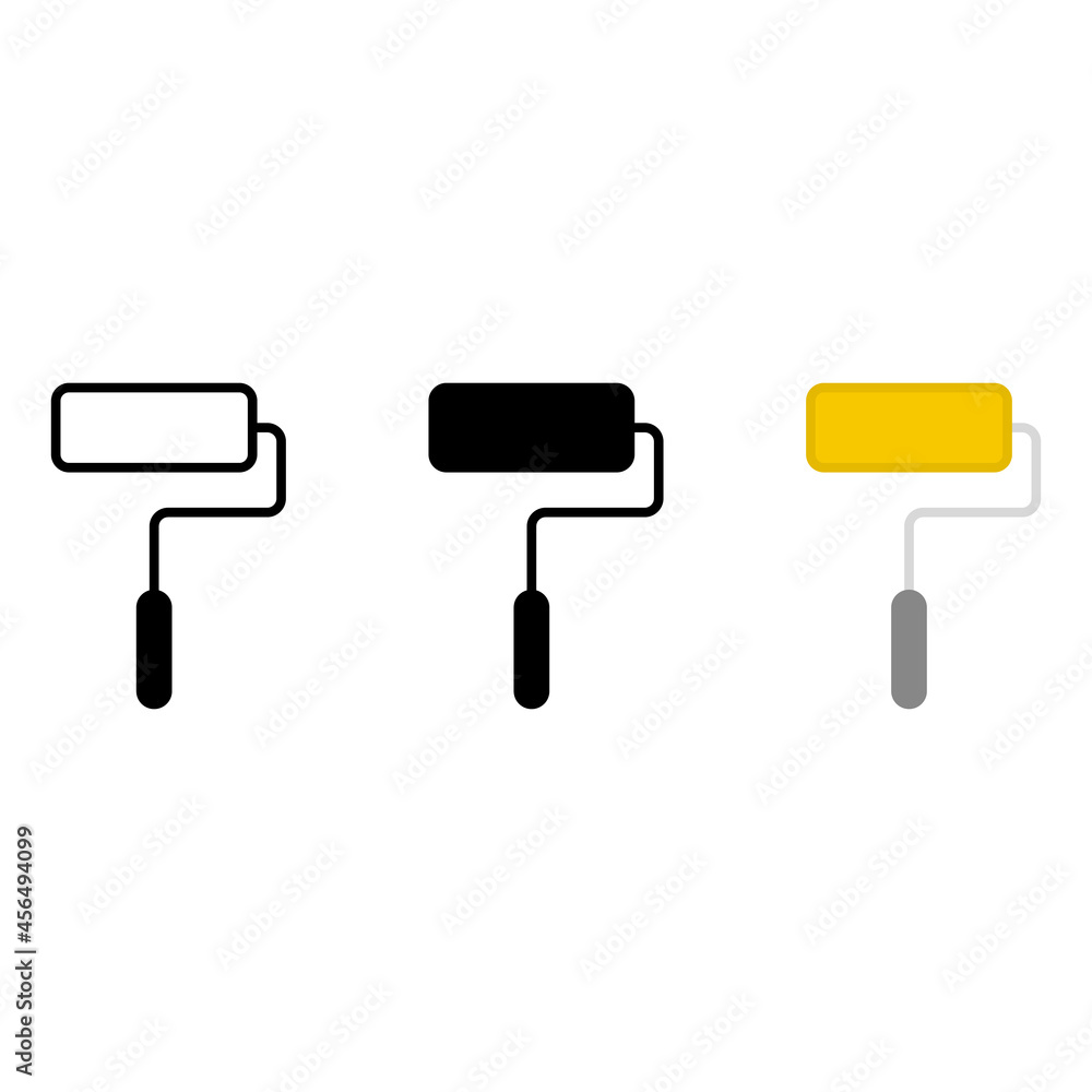 Paint roller icon Paint roller icon