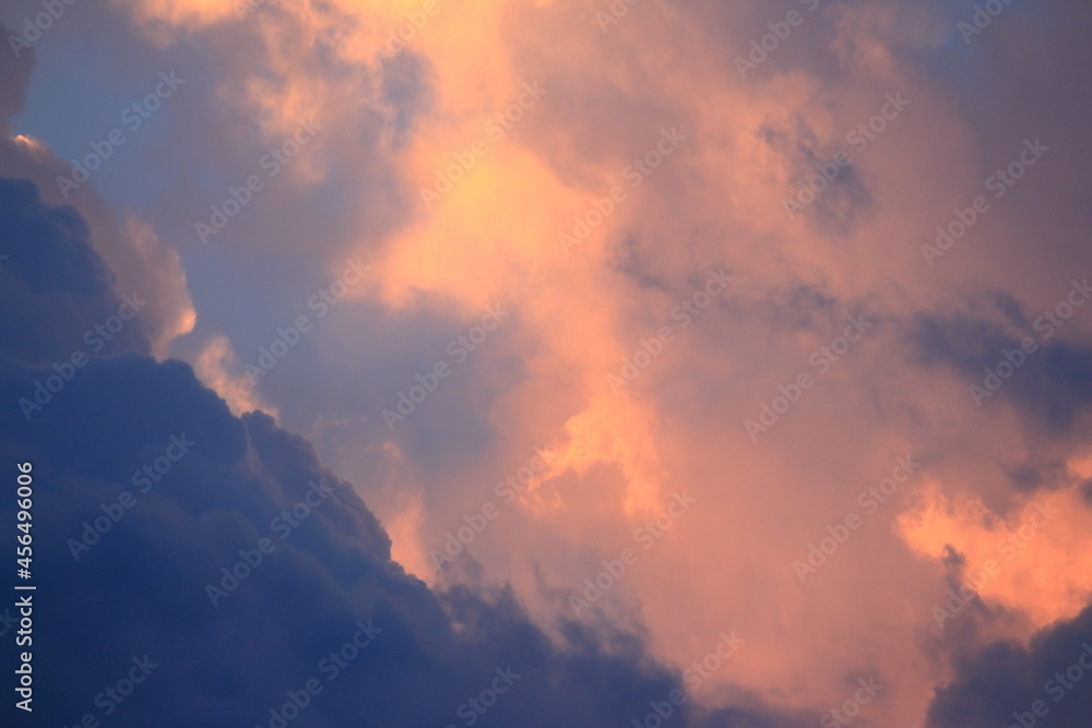 Cloud and sunset photo set