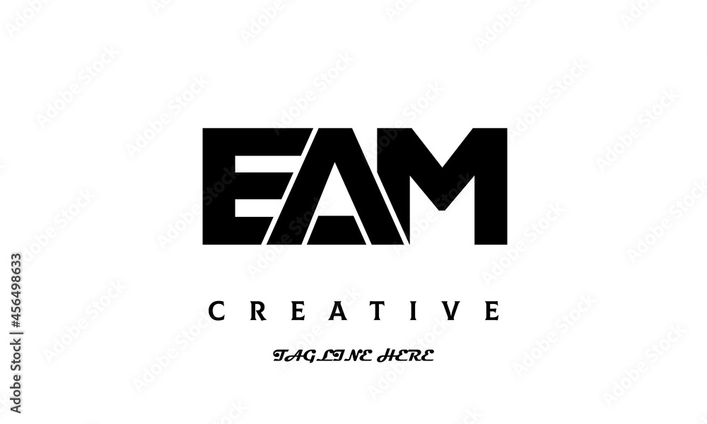 EAM creative three latter logo design