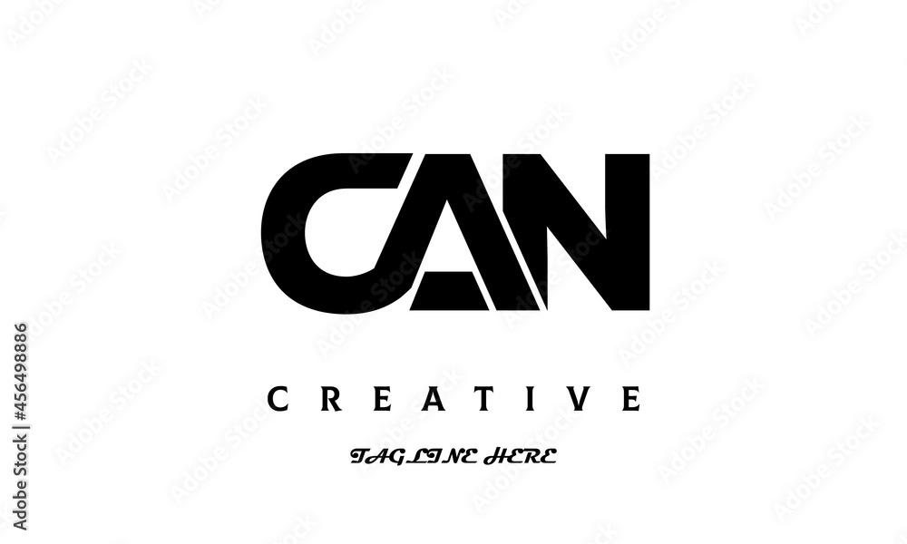 CAN creative three latter logo design CAN creative three latter logo design
