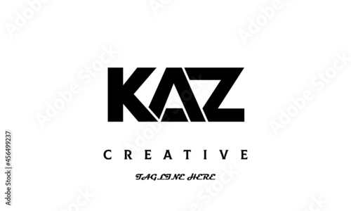 KAZ creative three latter logo design