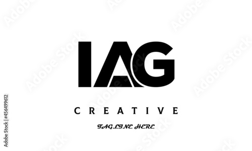 creative three latter IAG logo design