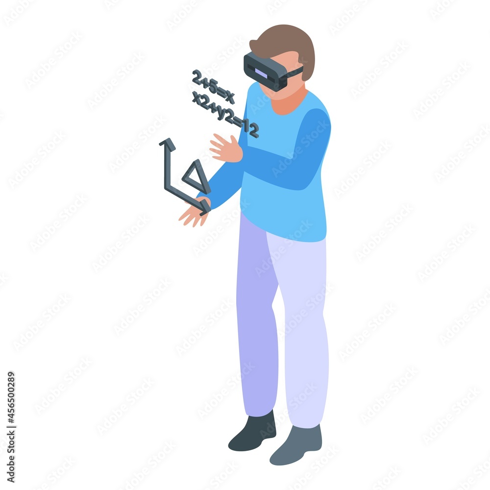 Virtual reality icon isometric vector. 360 game. Ar tech Virtual reality icon isometric vector. 360 game. Ar tech