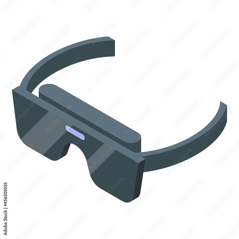 Vr equipment icon isometric vector. Virtual reality. Digital video Vr equipment icon isometric vector. Virtual reality. Digital video