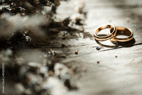 Wedding day. Love concept. Rings. Ring. Photo. Sensual. Table. Happy day. Gift. 