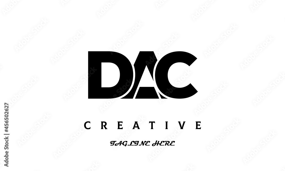 creative DAC three latter logo design creative DAC three latter logo design