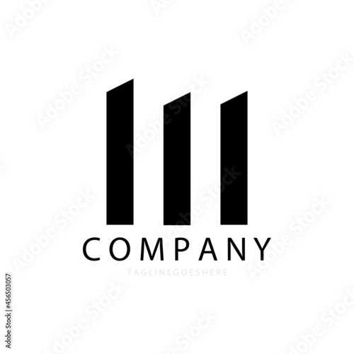 Letter M icon logo vector