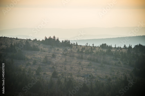 mist over the mountains