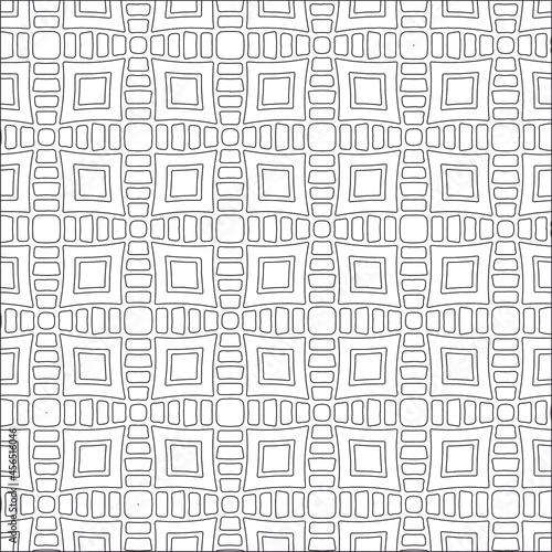 floral pattern background.Repeating geometric pattern from striped elements. Black pattern. 