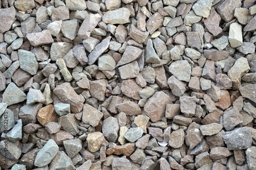 close up dry stone on the ground
