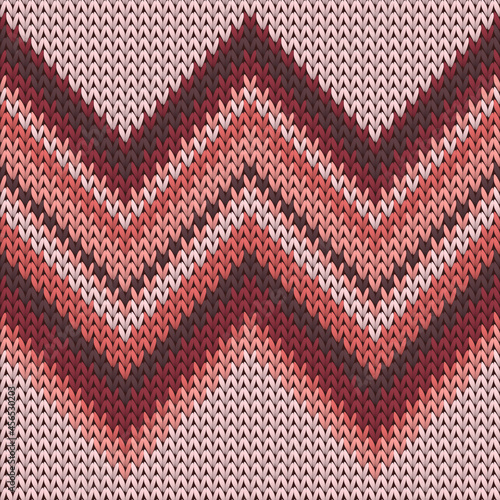 Fashionable zig zal lines knit texture geometric