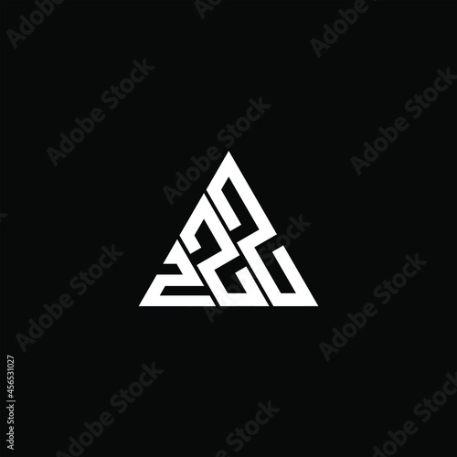 ZZZ letter logo creative design. ZZZ unique design
