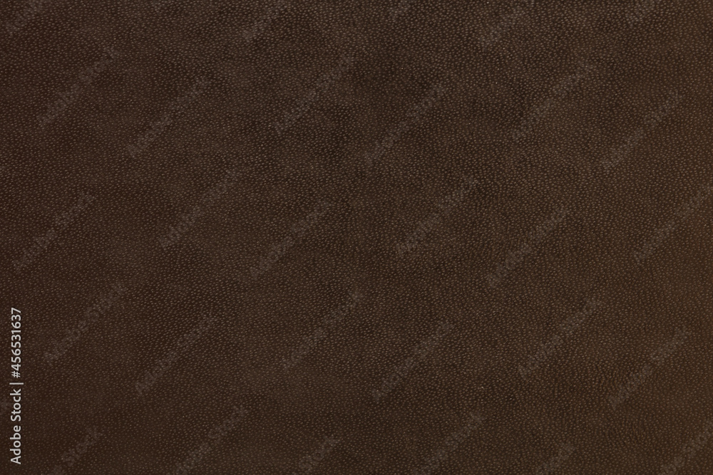 Fototapeta premium leather texture background, dark brown color