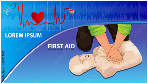 heart pump training,Hand push hard and fast in the center of chest of Heart attack people. First aid for Heart attack people.