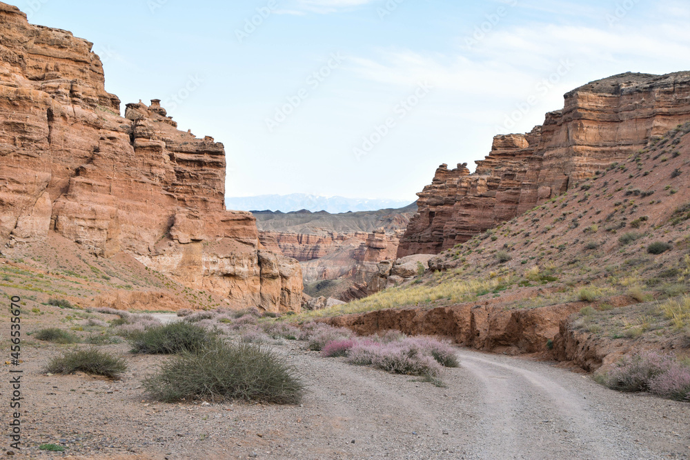 Charyn Canyon Nationalpark in Kazakhstan, east of Almaty, close to the Chinese border