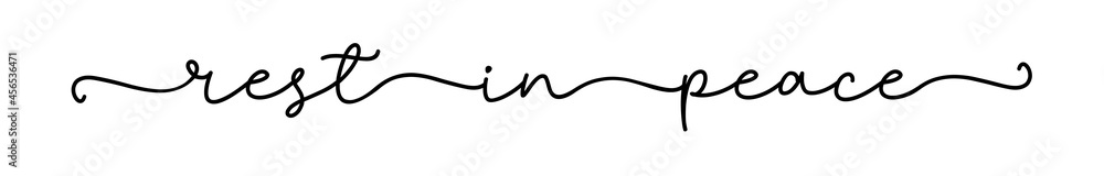 RIP. Rest in peace. Lettering isolated script. Vector calligraphy on tombstone or gravestone, memory card. Condolence funeral quote: rip, rest in peace. Text rip, rest in peace on a white background. RIP. Rest in peace. Lettering isolated script. Vector calligraphy on tombstone or gravestone, memory card. Condolence funeral quote: rip, rest in peace. Text rip, rest in peace on a white background.