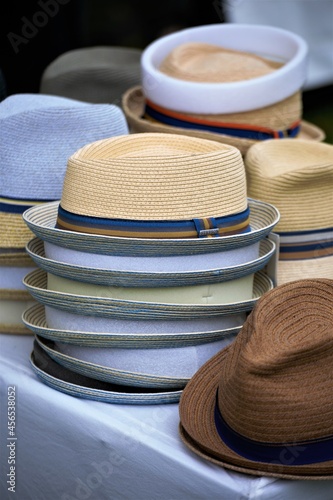hats for sale at market