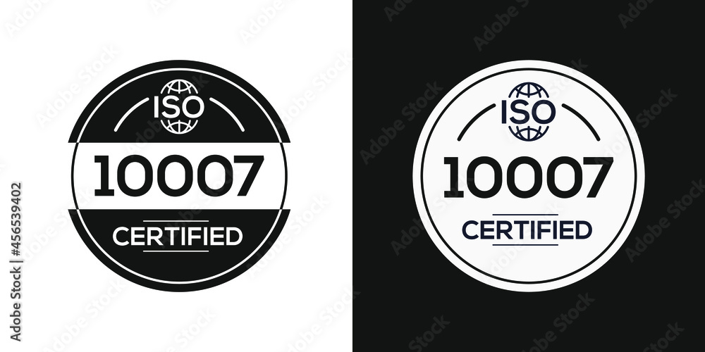 Obraz premium Creative (ISO 10007) Standard quality symbol, vector illustration.