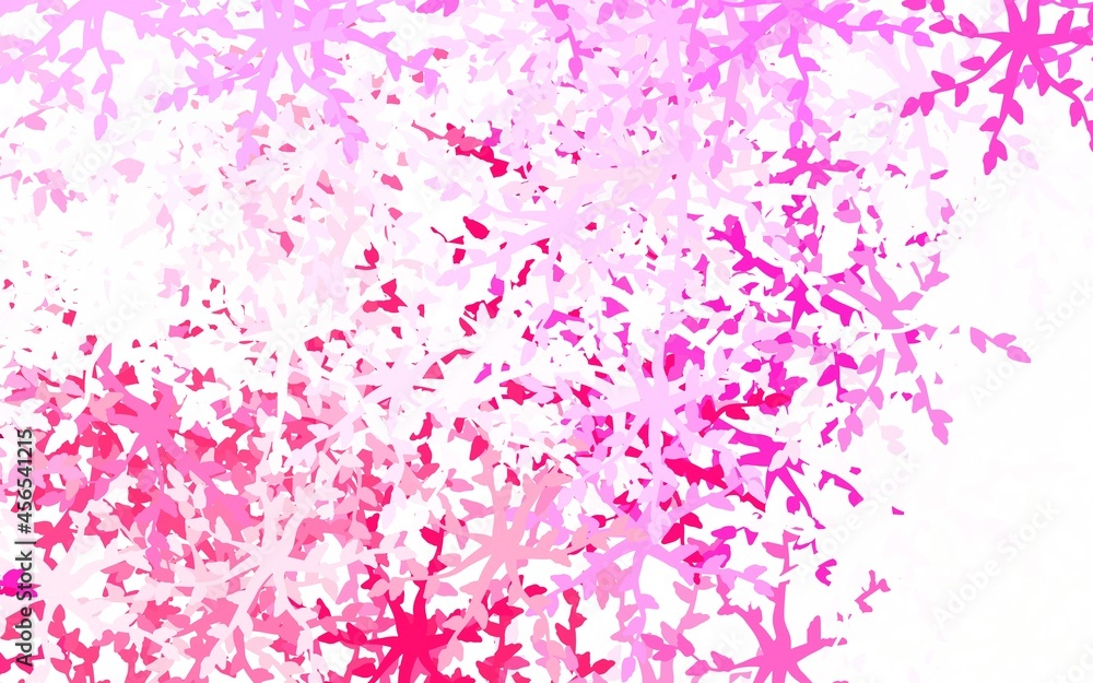 Light Pink vector template with chaotic shapes. Light Pink vector template with chaotic shapes.