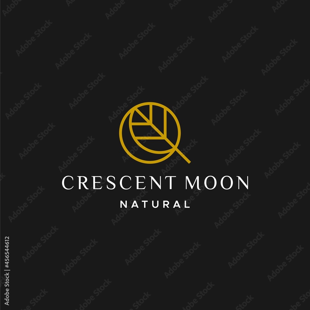 A simple, clean and unique logo about the crescent moon and nature.
EPS 10, Vector. A simple, clean and unique logo about the crescent moon and nature.
EPS 10, Vector.
