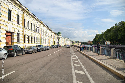 Russian road in St. Petersburg
