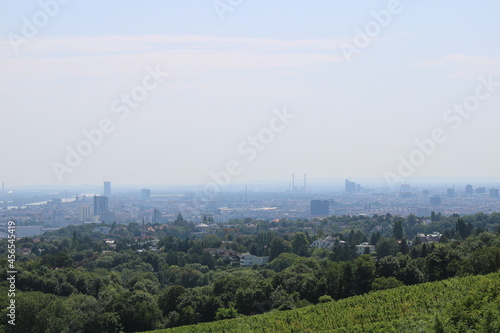 most beautiful view on the vienna cityscape