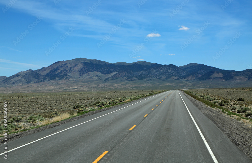 Fototapeta premium Empty road, Nevada