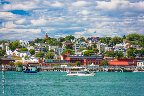 Portland, Maine, USA Coastal Townscape