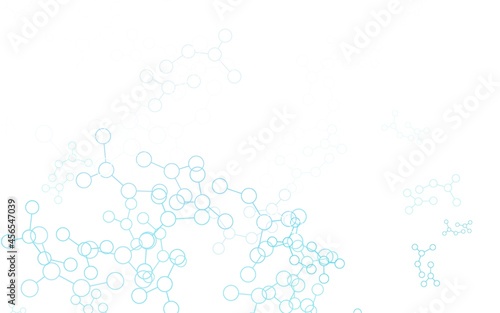 Wallpaper Mural Light Pink, Blue vector background with forms of artificial intelligence. Torontodigital.ca