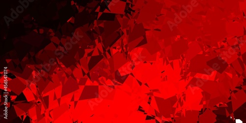 Dark orange vector backdrop with chaotic shapes.