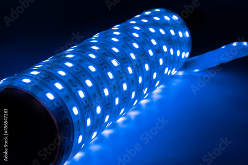 blue led strip for home and office lighting.