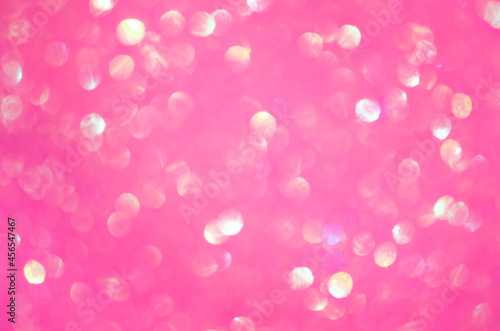 unfocused lights on a pink background
