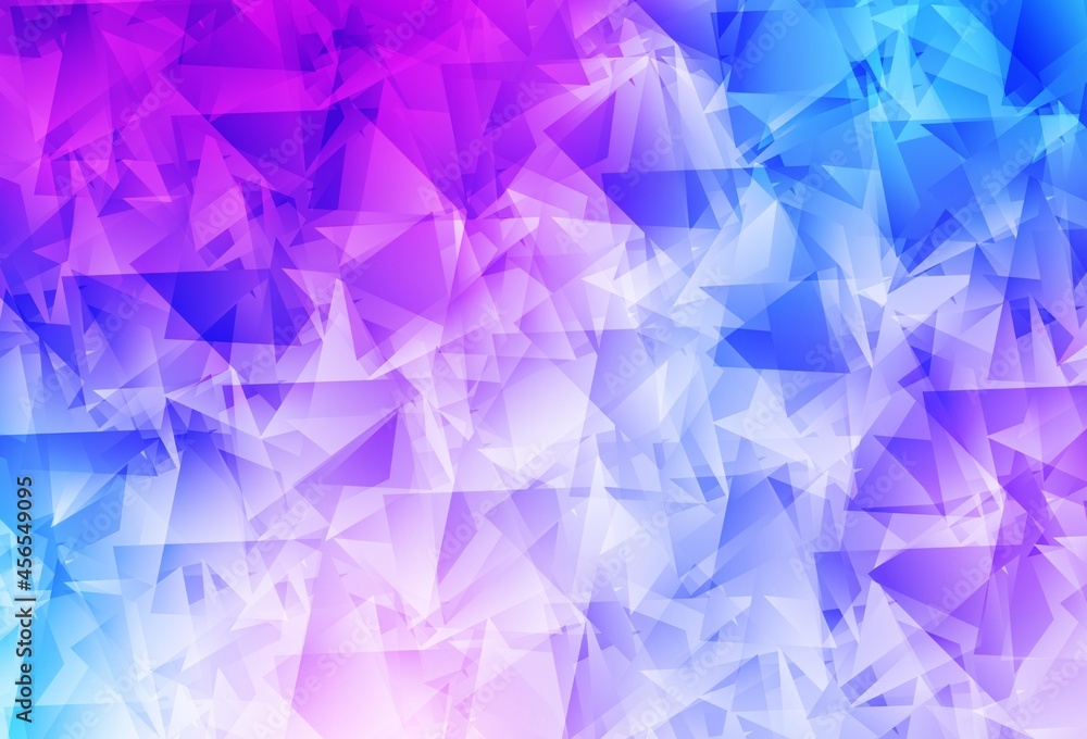 Light Pink, Blue vector polygonal template. Light Pink, Blue vector polygonal template.