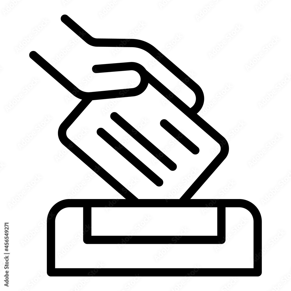 Card payment icon outline vector. Credit pay. Hand retail Card payment icon outline vector. Credit pay. Hand retail