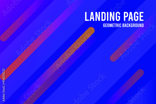 Abstract Geometric Circle Background for Landing Page and Website. Illustration Gradation Colorfull dynamic shapes. EPS 10 Vector.