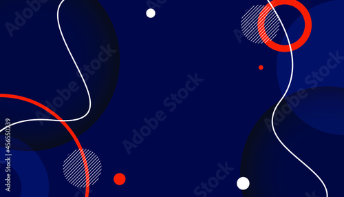 Abstract Geometric Circle Background for Landing Page and Website. Illustration gradation colorfull dynamic shapes. EPS 10 Vector.