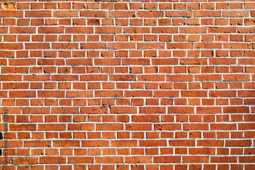 Naklejka premium Old red brick wall 