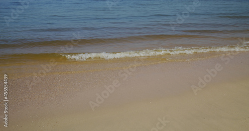 Sea wave over the beach