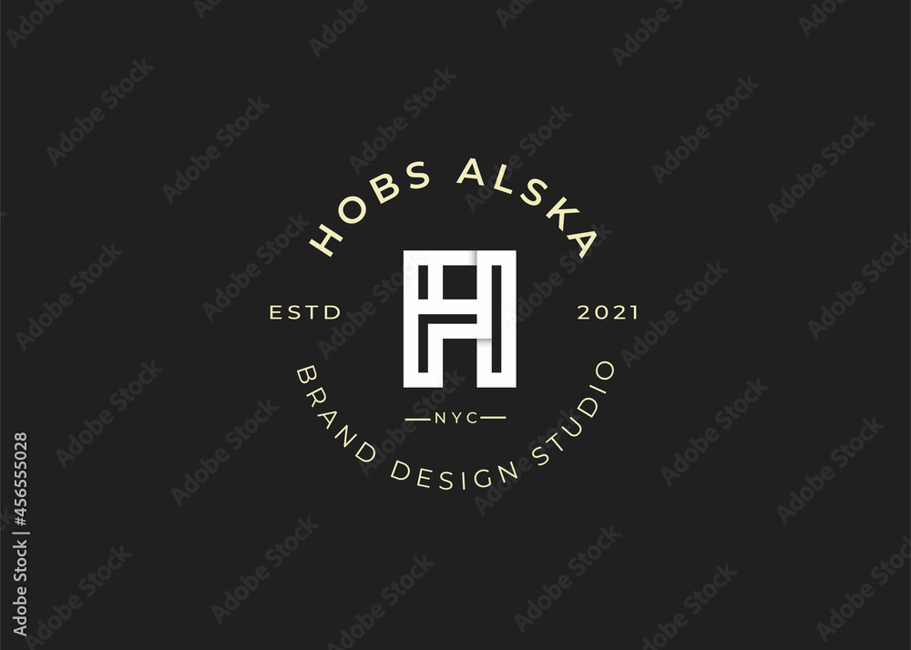 Initial H letter logo design template, Vector illustrations Initial H letter logo design template, Vector illustrations