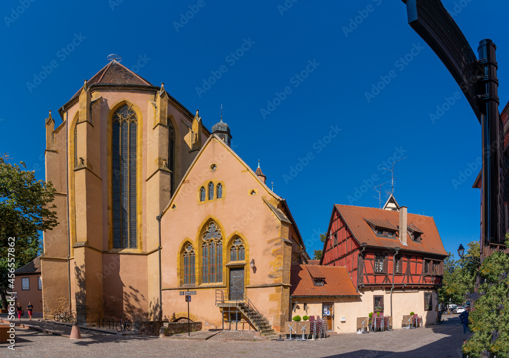 Colmar, France - 09 06 2021: Saint Matthew's Church