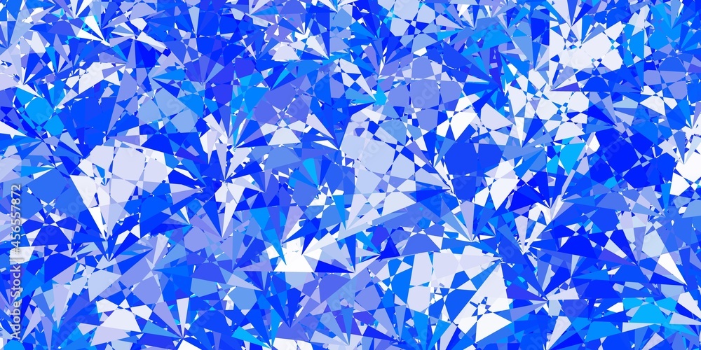 Light BLUE vector pattern with polygonal shapes.