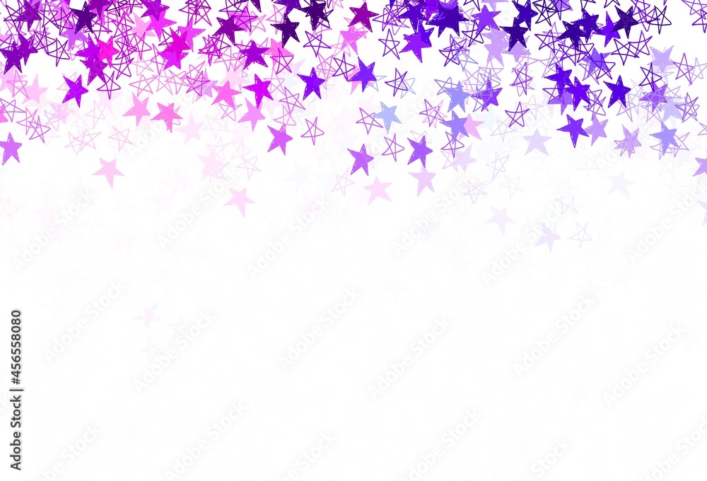 Light Blue, Red vector layout with bright stars. Light Blue, Red vector layout with bright stars.