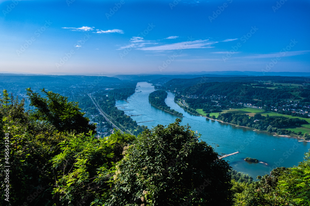 Obraz premium Rhein von Oben