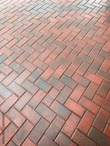 Brick sidewalk detail