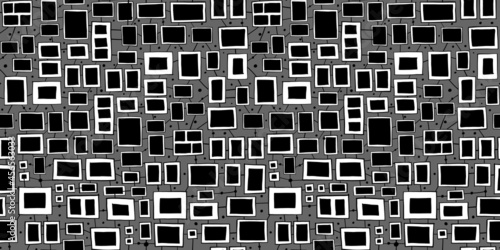 Abstract photo frame templates. Seamless pattern background for your design